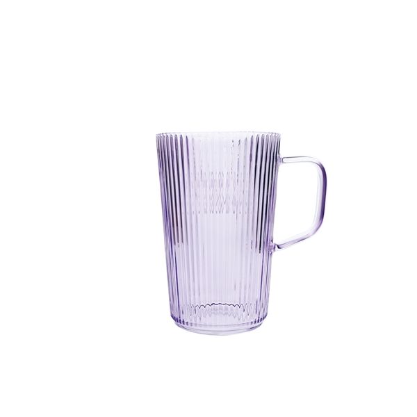 플리츠 글라스 머그 540ml (라벤더) 상세이미지 2